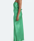 Bec And Bridge Moondance Silk Maxi Dress in Green - 6 / Green - Dresses