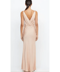 Bec & Bridge Adore V Maxi Dress in Rose Gold - 8 / Gold - Dresses