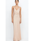 Bec & Bridge Adore V Maxi Dress in Rose Gold - 8 / Gold - Dresses