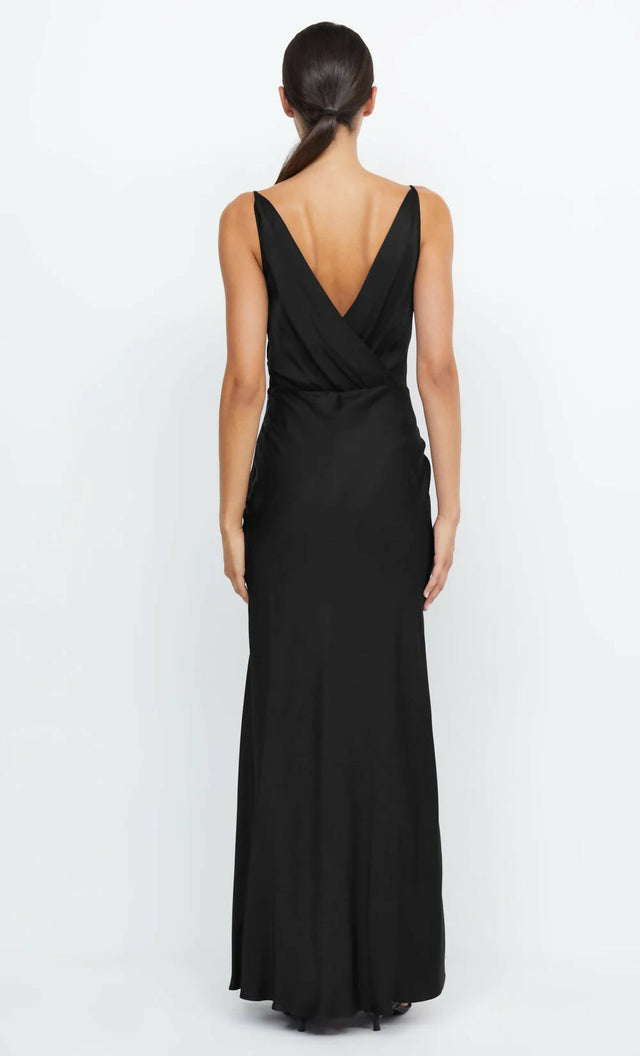 Bec & Bridge Adore V Maxi Dress Size 8 - 8 / Black - Dresses