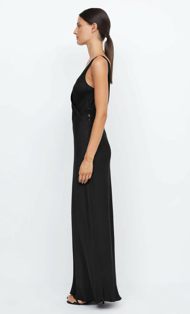 Bec & Bridge Adore V Maxi Dress Size 8 - 8 / Black - Dresses