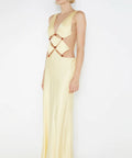 Bec + Bridge Agathe Diamond Dress - 8 / Yellow - Dresses