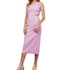 Bec & Bridge Alessandra Asymmetrical Dress - 10 / Purple - Dresses