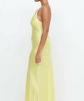 Bec + Bridge Amber V Maxi Citron Midi/Maxi Dress - 8 / Yellow - Dresses