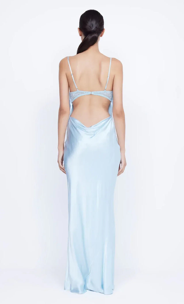 Bec & Bridge Arabella Backless Dress - 6 / Blue - Dresses
