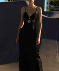 Bec & Bridge Ashton Cut out Maxi Dress - 8 / Black - Dresses