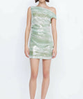 Bec & Bridge Brydie Asymmetrical Mini Dress - 8 / Blue - Dresses
