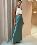 Bec & Bridge Carrie Halter Maxi Dress - 6 / Multi - Dresses
