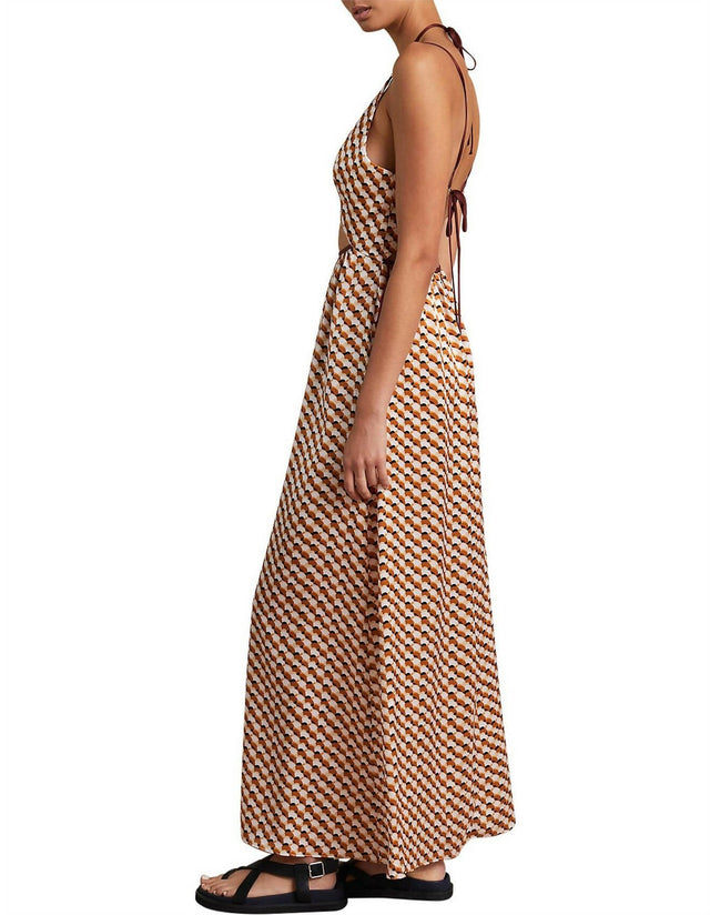 Bec & Bridge Casablanca Silk Maxi Dress - 8 / Multi - Dresses