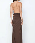 Bec & Bridge Clementine Twist Dress - 8 / Brown - Dresses