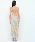 Bec & Bridge Courtney Frill Maxi Dress in Blue Blossom - 10 / Multi - Dresses