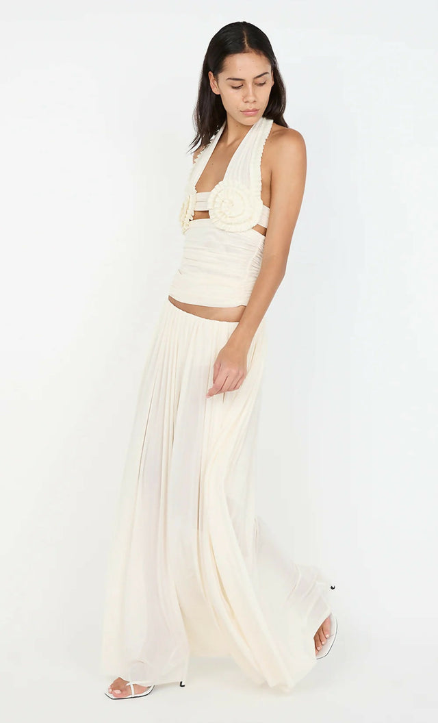 Bec + Bridge Dante Spiral Top & Skirt - 6 / White - Outfit Sets