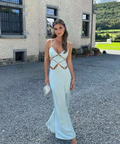 Bec & Bridge ‘Diamond Days’ Cloud Blue Cut Out Maxi - M / Light Blue - Dresses