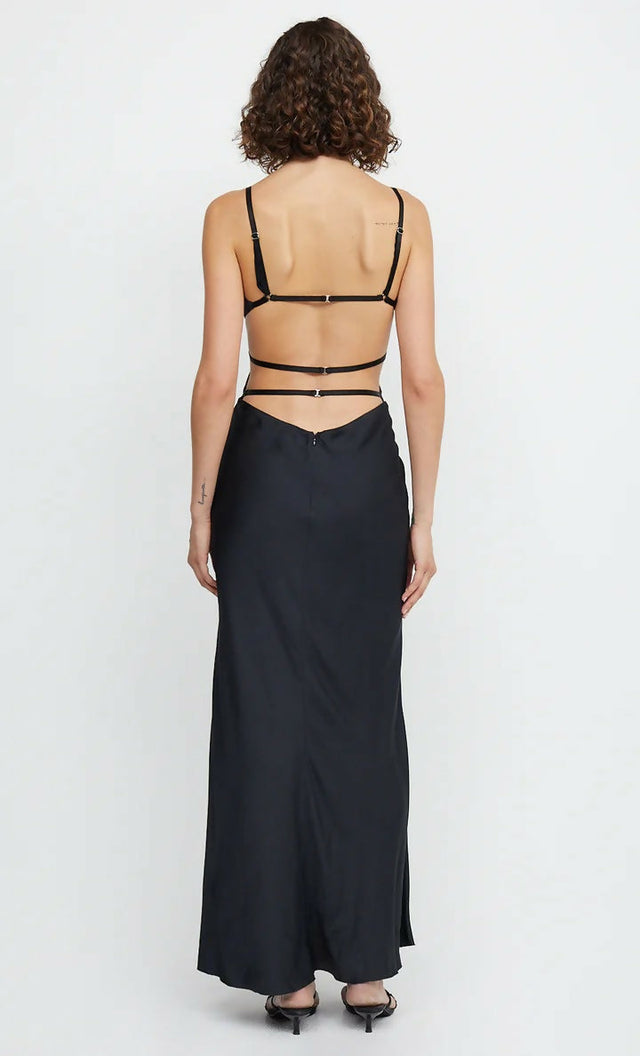 Bec & Bridge Diamond Days Maxi Dress - 8 / Black - Dresses