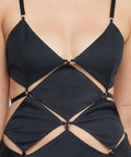 Bec & Bridge Diamond Days Strap Maxi Dress in Black - Dresses