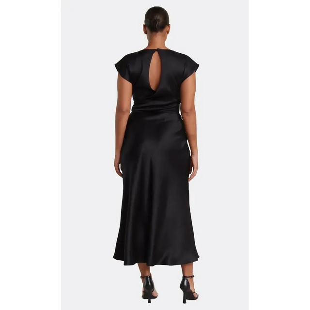 Bec & Bridge Dreamer Wrap Dress - Ivory / Black - Dresses