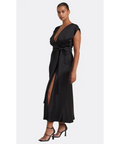 Bec & Bridge Dreamer Wrap Dress - Ivory / Black - Dresses