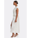 Bec & Bridge Dreamer Wrap Dress - Ivory / Black - Dresses