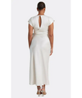 Bec & Bridge Dreamer Wrap Dress - Ivory / Black - Dresses