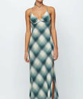 Bec & Bridge Edie Split Maxi Dress in Teal - 8 / Teal - Dresses