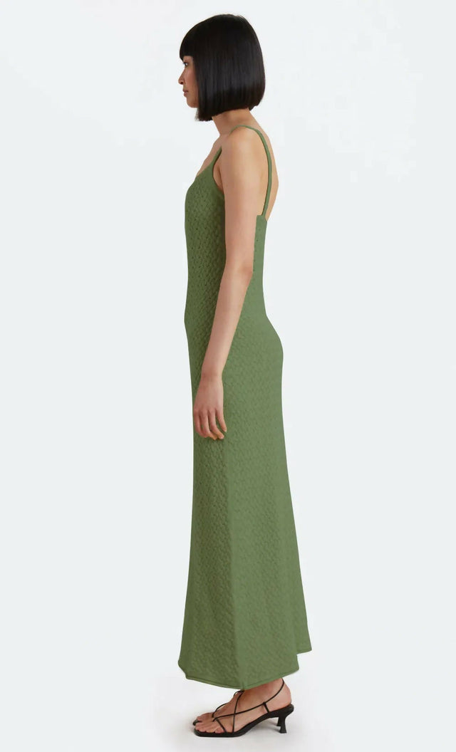 Bec & Bridge Effie Knit Key Maxi Dress Green - 8 / Green - Dresses