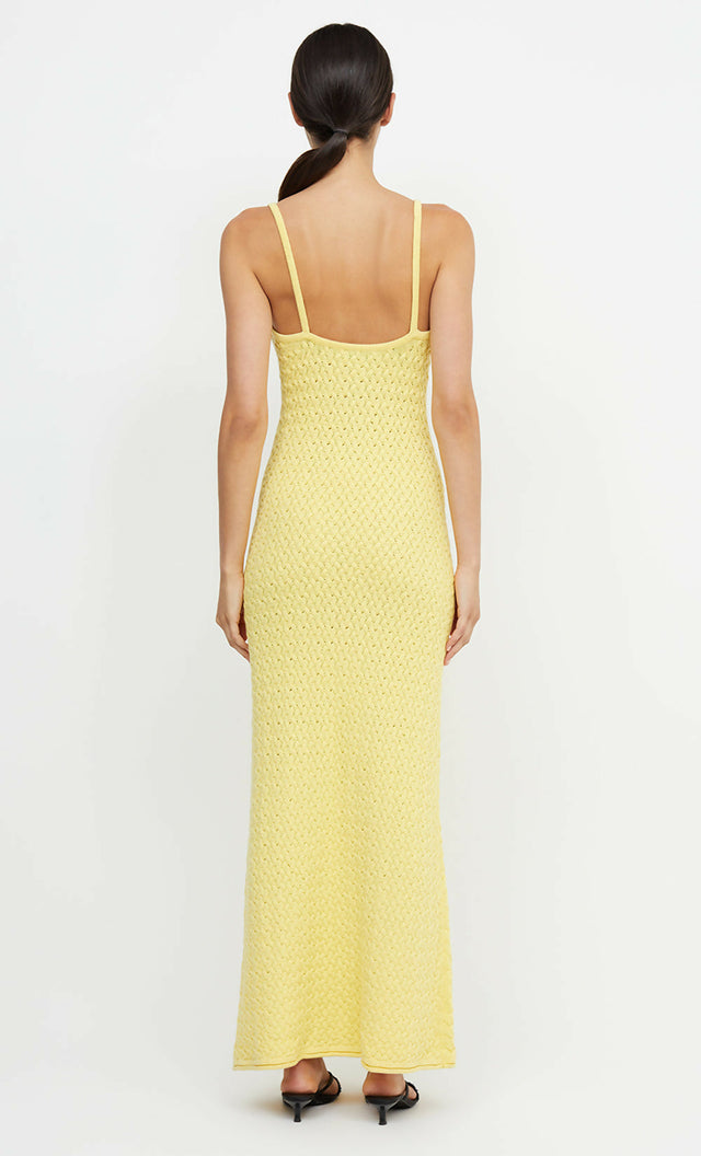 Bec & Bridge Effie Knit Key Maxi Dress Size 10 - 10 / Yellow - Dresses