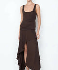 Bec & Bridge Emerson Tank Dress - 8 / Brown - Dresses