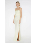 Bec & Bridge Eternity Strapless Maxi Dress Ice Yellow Size AU 10 - 10 / Yellow - Dresses