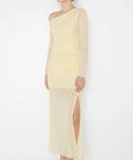 Bec & Bridge Fae Asym Dress - 8 / Yellow - Dresse