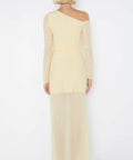 Bec & Bridge Fae Asym Long Sleeve Dress - 8 / Yellow - Dresses
