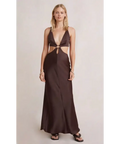 Bec & Bridge Felix V Maxi Dress - 8 / Brown - Dresses