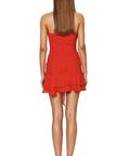 Bec & Bridge French Kiss Mini Dress - 6 / Red - Dresses