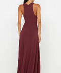BEC & BRIDGE Greta Gown in Cherry Cola - 8 / Red - Dresses