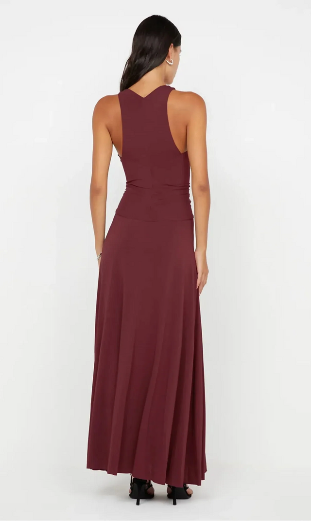 BEC & BRIDGE Greta Gown in Cherry Cola - 8 / Red - Dresses