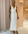 BEC & BRIDGE GWEN MAXI DRESS IN SHELL SIZE AU 10 - 10 / White - Dresses