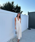 BEC & BRIDGE GWEN MAXI DRESS IN SHELL SIZE AU 10 - 10 / White - Dresses