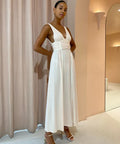BEC & BRIDGE GWEN MAXI DRESS IN SHELL SIZE AU 10 - 10 / White - Dresses