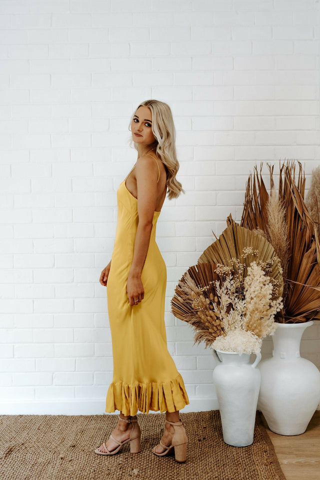 Bec + Bridge Honey Slip - 6 / Yellow - Dresses