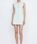 Bec & Bridge Ilora Mini Dress Mint - 8 / Green - Dresses