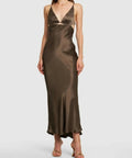 Bec & Bridge Indi Maxi Dress - 8 / Brown - Dresses