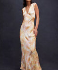 Bec & Bridge Indi V Neck Maxi Dress - 8 / Floral - Dresses