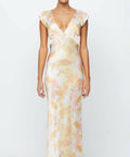 Bec & Bridge Indi V Neck Maxi Dress - 8 / Floral - Dresses