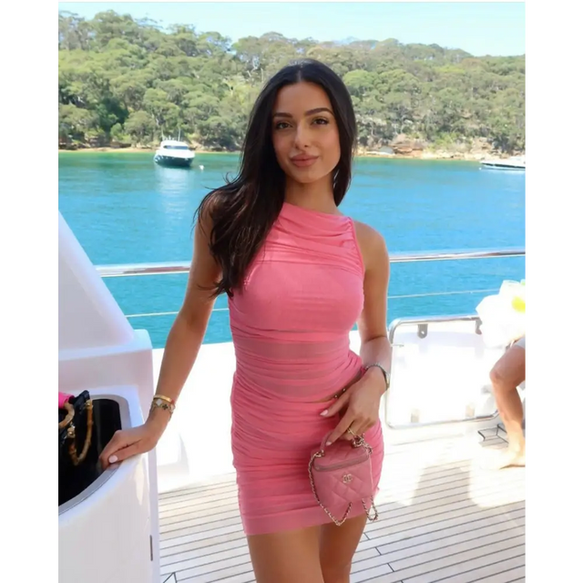 Bec & Bridge ‘Iona’ Grapefruit Mini - XS / Pink - Dresses