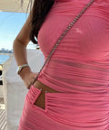 Bec & Bridge ‘Iona’ Grapefruit Mini - XS / Pink - Dresses