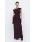 Bec & Bridge Kailani Asym Dress Brown - 8 / Brown - Dresses