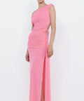 Bec + Bridge Kailani Asym Maxi Dress - 8 / Pink - Dresses