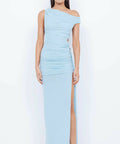 Bec & Bridge Kailani Asymmetrical Maxi Dress in Dolphin Blue - Dresses