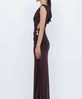 Bec + Bridge Kailani Gown Chocolate Brown - 6 / Brown - Dresses