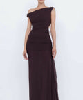 Bec + Bridge Kailani Gown Chocolate Brown - 6 / Brown - Dresses