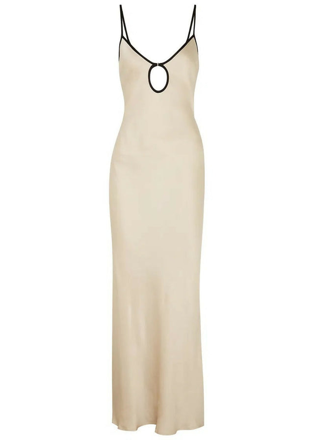 Bec & Bridge Kara Keyhole Dress - 10 / White - Dresses